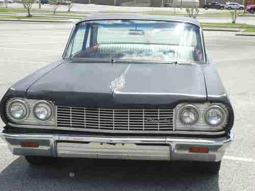 1964 Chevy Biscayne 2dr Post Rat Rod Pro Touring Hot Rod Lowrider 350 V8 5 Speed, image 5