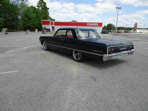 1964 Chevy Biscayne 2dr Post Rat Rod Pro Touring Hot Rod Lowrider 350 V8 5 Speed, image 8