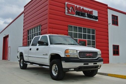 2002 gmc sierra 2500hd 6.6l duramax diesel auto trans 4x4