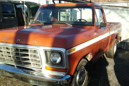 1978 ford f100 pickup truck 3 speed on the column work truck