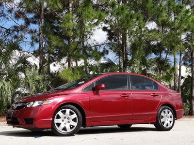 2011 honda civic lx * no reserve auction * one owner low 7k miles florida