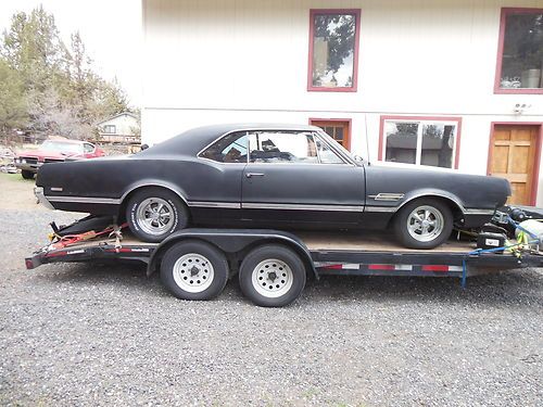 1966 66 olds 442 4 speed hardtop barn find true 442