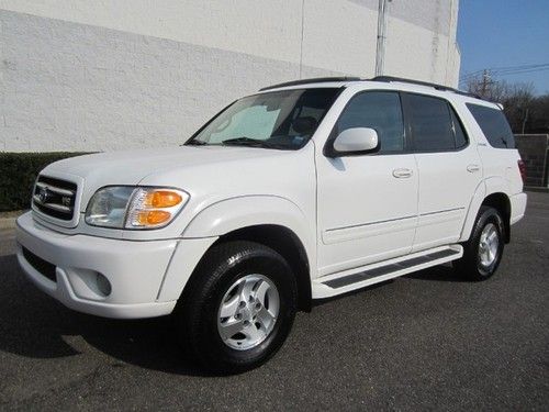 Leaather moonroof heated seats third row seat 4x4 white ltd