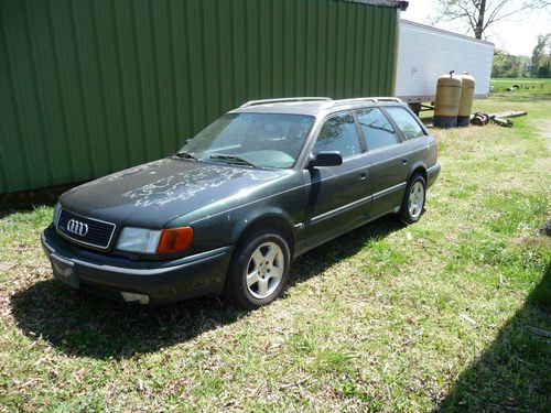 1992 v6 audi 100 quattro wagon.  for parts or cheap daily driver if repaired.