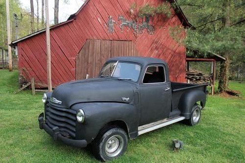 1950 chevy 3100 on c10 edelbrock v8 no resereve rat rod