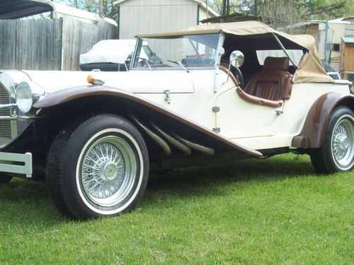 1929 mercedes gazelle kit car driver, rat rod 4cyl automatic built in 1989