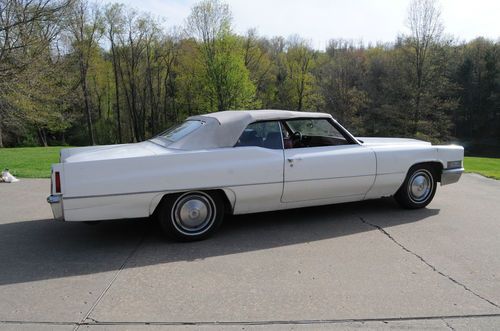 1970 cadillac deville convertible 2-door 7.7l