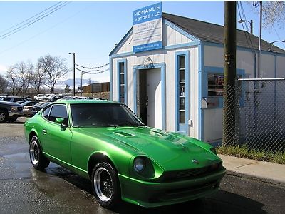 280z body and interior in fantastic shape. great collecter car. drives great a++