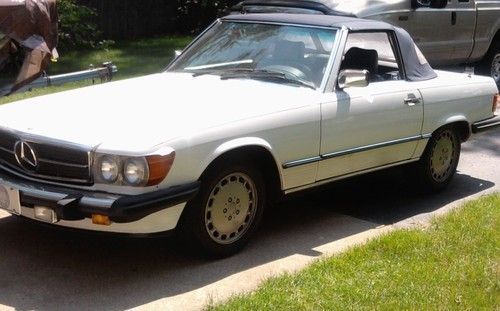 1986 mercedes-benz 560sl convertable