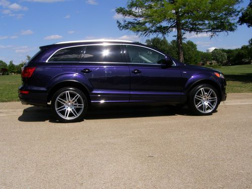 Purple 2009 audi q7 4.2 quattro tiptronic s line