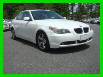 2005 530i loaded navigation *low reserve* white