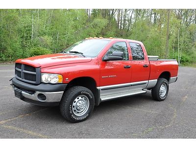 Dodge ram 2500 / no reserve / turbo diesel cummins / crew cab / low mileage