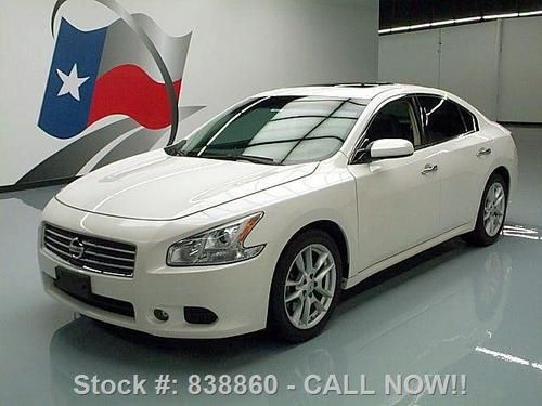 2009 nissan maxima sv sunroof leather 18" wheels 74k mi texas direct auto