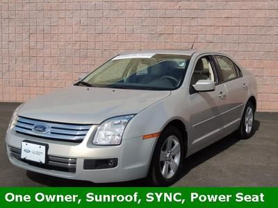 Ford certified 2.3l tan fwd moonroof sync bluetooth