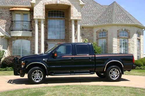 2008 f350 harley davidson 105 anniversary - load with new mich. &amp; top gun grill