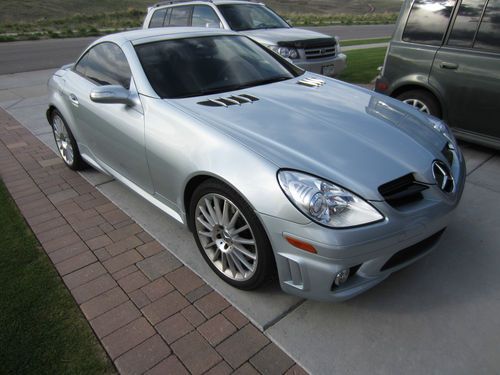 2005 mercedes-benz slk55 amg silver must see low miles convertible slk 55