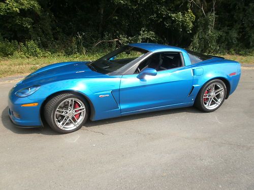 2008 z06 jetstream blue all original