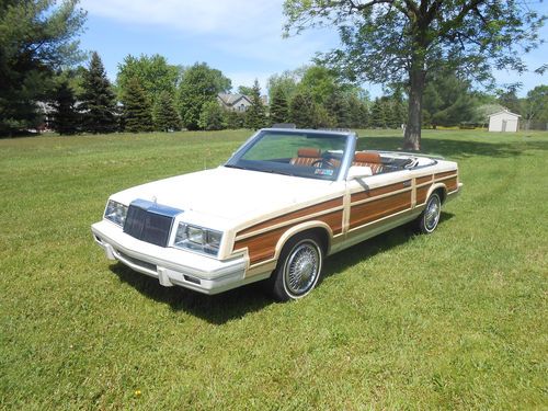 1983 chrysler lebaron mark cross convertible 2-door 2.6 liter, front wheel drive