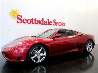 03 360 f1 modena * only 10k mi * rosso fiorano * race seats * mjr service!!!