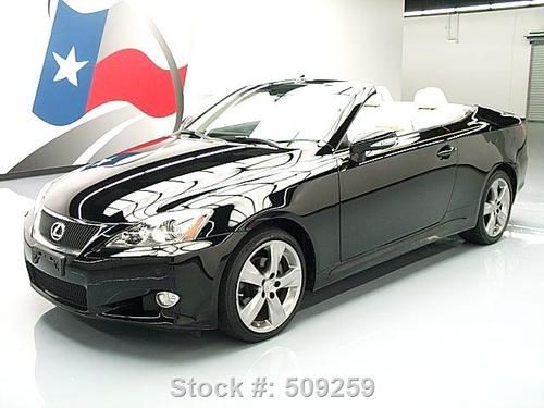 2010 lexus is250c hard top nav rear cam vent seats 42k texas direct auto