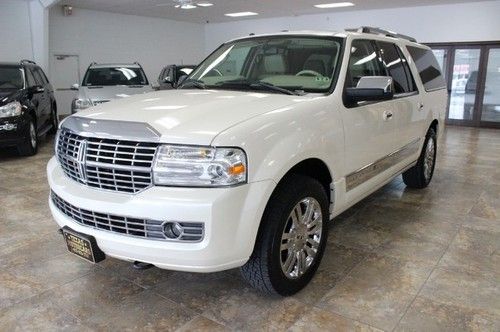 2008 lincoln navigator l~elite~nav~tv/dvd~rcam~20~pwr step~htd/cld lea~1 owner