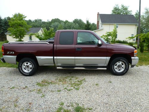 2000 gmc sierra 1500 extended cab 4x4 120k miles nice