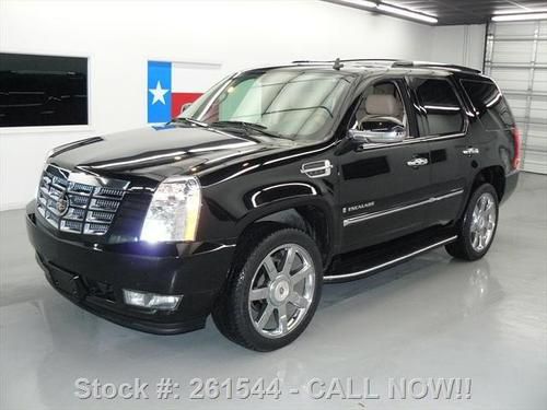 2009 cadillac escalade awd sunroof nav dvd 22's 31k mi texas direct auto