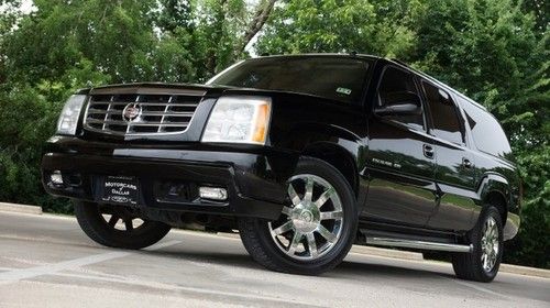 2004 cadillac escalade esv navigation sunroof tv/dvd heated &amp; cool seats