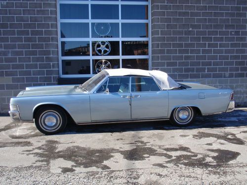 1965 lincoln continental convertible