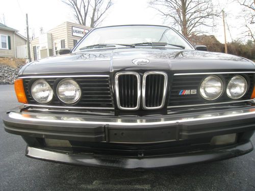 1987 bmw m6  coupe 2-door 3.5l