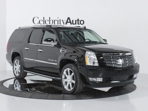 2012 cadillac escalade esv awd luxury dvd leather sunroof nav