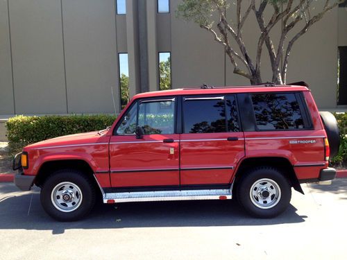 1989 isuzu trooper 5-speed manuel 4wd low miles