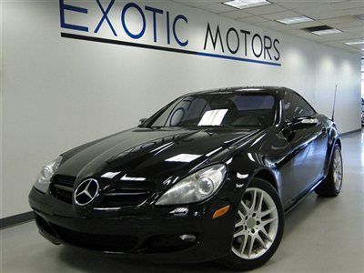 2008 mercedes slk280 hardtop convertible!! blk/blk! nav alloys cd-player!!