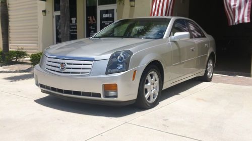 2007 cadillac cts sedan 2.8l clean autocheck 77k miles south florida car leather