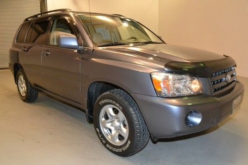 Toyota highlander suv 2wd auto sunroof keyless 1 owner clean carfax