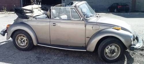 1979 vw super beetle convertible  no reserve