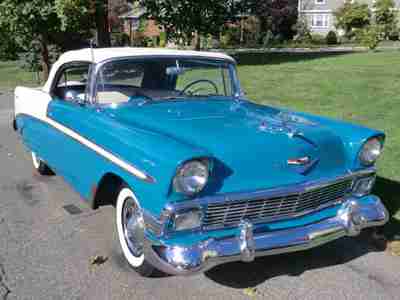 1956 CHEVROLET BELAIR CONVERTIBLE 265 V8 AUTOMATIC, US $49,995.00, image 2
