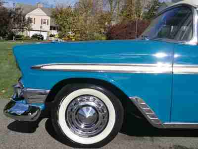 1956 CHEVROLET BELAIR CONVERTIBLE 265 V8 AUTOMATIC, US $49,995.00, image 21