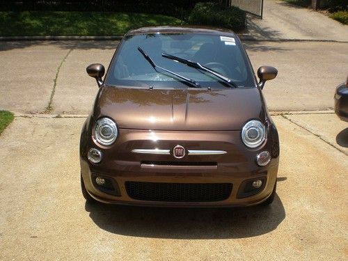 2013 fiat 500 sport rare loaded automatic low 2 miles new never registered