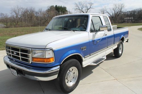 1997 ford f250 xlt super cab power stroke diesel 2wd custom paint 71,000 miles