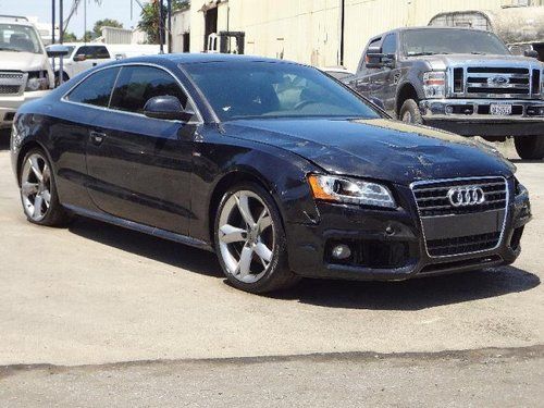 2008 audi a5 coupe tiptronic damaged rebuilder runs! low miles loaded wont last!