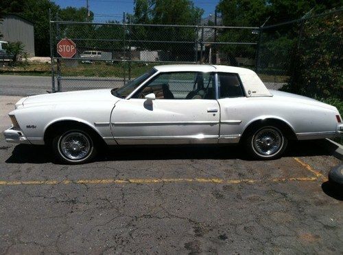 1978 chevrolet monte carlo landau coupe 2-door 3.8l