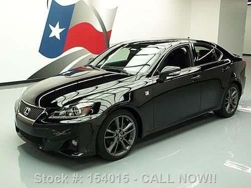 2011 lexus is250 f sport auto htd leather sunroof 29k! texas direct auto