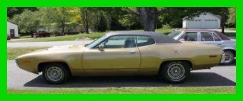 1971 plymouth gtx super commando 440 road runner coupe v8 gold rwd automatic