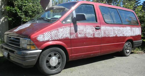 97 ford areostar xlt long van. runs well,  v6 , auto w/od &amp; air,low miles