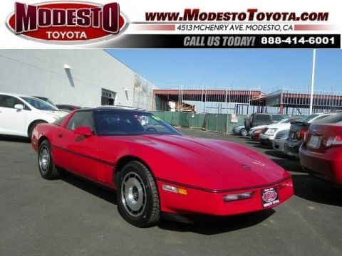 1984 chevrolet corvette, red