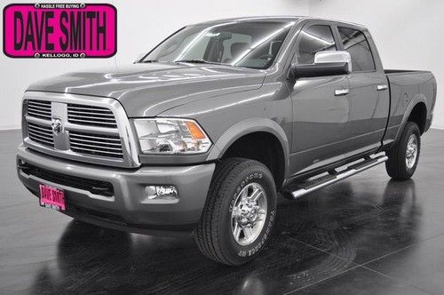2012 new mineral grey limited crew 4wd hemi sunroof rearcam heated/ac leather!!!