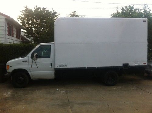 1999 ford e350 14ft box truck cut away van