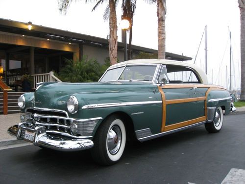 1950 chrysler town &amp; country woodie