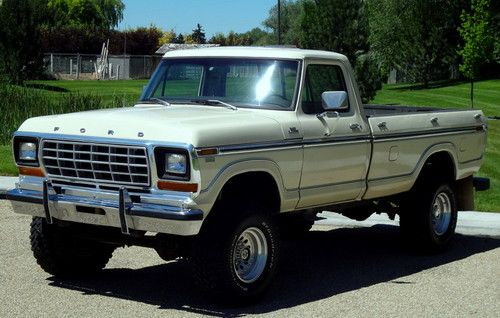 1979 ford f-250 lariat camper special, factory highboy 4x4
